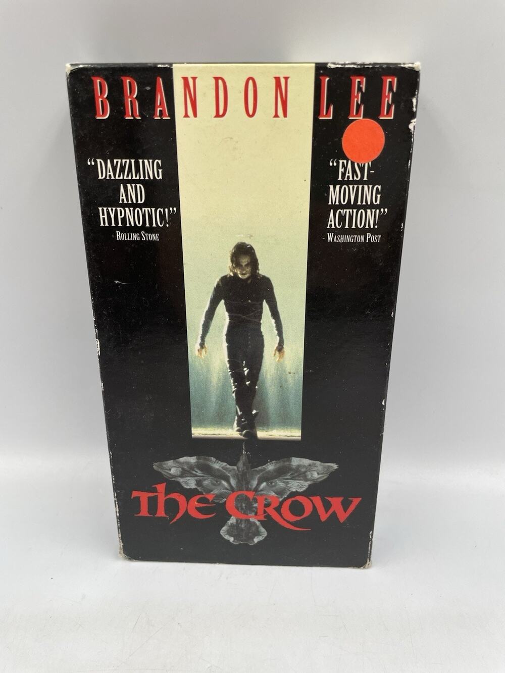 The Crow VHS Movie Brandon Lee 1994 R Action Thriller Tape